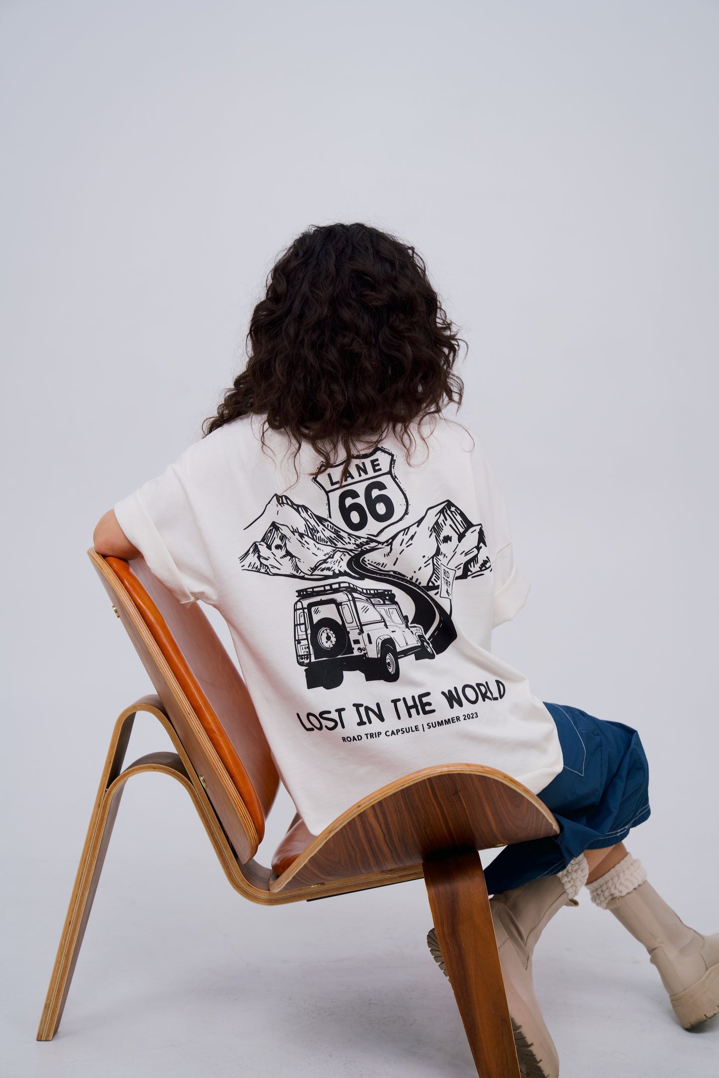 RD TRP Capsule - LANE 66 Box Tee - Cream